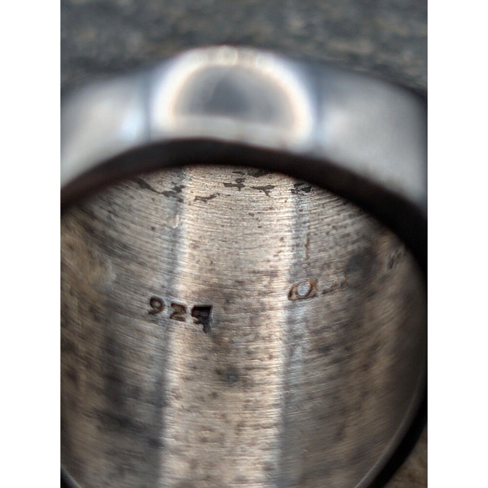 Mexico Sterling Silver Ring – Size 6 – 12.29g – Stamped 925 Mexico - Picture 4 of 5
